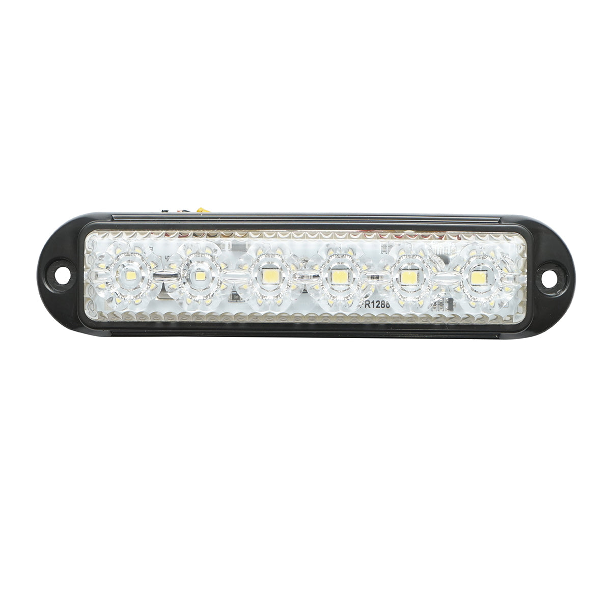 White slim LED side marker lamp 12-24V, yellow FR1286W Breckner Germany